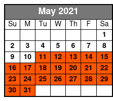 Myrtle Beach 1/2 Day Deep Sea Fishing May Schedule