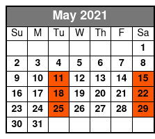 Myrtle Beach 13 Hour Gulf Stream Deep Sea Fishing May Schedule