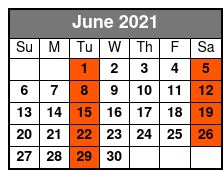 Myrtle Beach 13 Hour Gulf Stream Deep Sea Fishing June Schedule