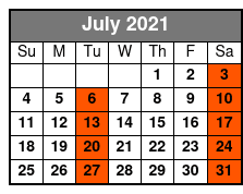 Myrtle Beach 13 Hour Gulf Stream Deep Sea Fishing July Schedule
