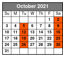 Myrtle Beach 13 Hour Gulf Stream Deep Sea Fishing October Schedule