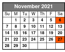 Myrtle Beach 13 Hour Gulf Stream Deep Sea Fishing November Schedule