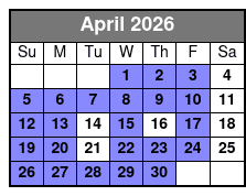 Myrtle Beach Deep Sea Fishing April Schedule