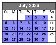 Myrtle Beach Deep Sea Fishing July Schedule