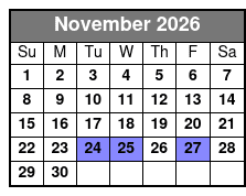 Myrtle Beach Deep Sea Fishing November Schedule