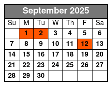 Myrtle Beach Sunset Deep Sea Fishing September Schedule