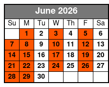 Myrtle Beach Sunset Deep Sea Fishing June Schedule