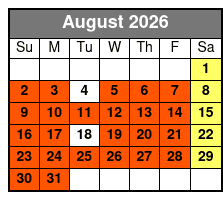 Myrtle Beach Deep Sea Fishing August Schedule