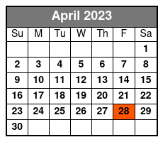 Man Of A Thousand Voices April Schedule