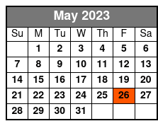 Man Of A Thousand Voices May Schedule