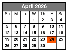 Man Of A Thousand Voices  April Schedule