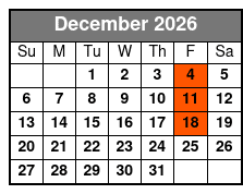 Man Of A Thousand Voices  December Schedule