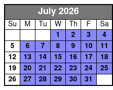 Tour #5: Classic City Overview Tour Package July Schedule