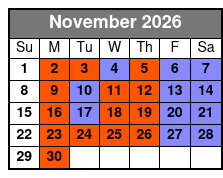 The South's Grandest Christmas Show Orchestra Seating November Schedule