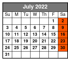 Motown 59 July Schedule