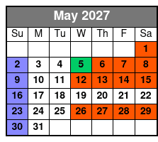 Le Grand Cirque Presents MAXIMUM VELOCITY Myrtle Beach   May Schedule