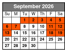 Family Kingdom Amusement Park September Schedule