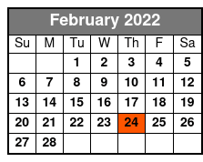 Gullah Geechee Tour February Schedule