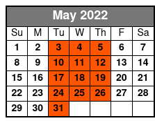 Gullah Geechee Tour May Schedule