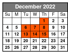 Gullah Geechee Tour December Schedule
