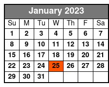 Hopsewee Ghost Tour January Schedule