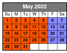The Simpsons in 4D May Schedule