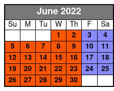 The Simpsons in 4D June Schedule