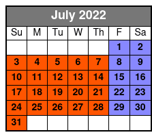 The Simpsons in 4D July Schedule
