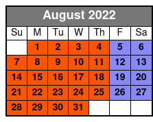 The Simpsons in 4D August Schedule