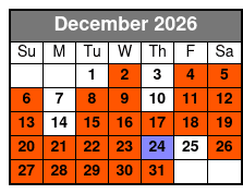 Pirates Voyage Christmas Celebration December Schedule