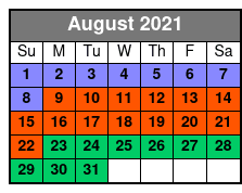 Myrtle Beach Sunset Cruise August Schedule
