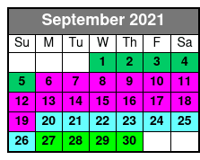 Myrtle Beach Sunset Cruise September Schedule