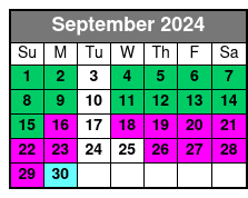 Myrtle Beach Sunset Cruise September Schedule