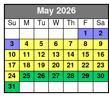 Inlet Sunset Cruise May Schedule