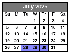 Full Moon Ghost Story Cruise July Schedule