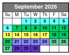 Myrtle Beach Sunset Cruise September Schedule