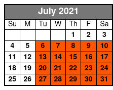 The Barefoot Queen Myrtle Beach Sightseeing Cruise July Schedule