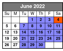 The Barefoot Queen Myrtle Beach Sightseeing Cruise (No Meal Included) June Schedule