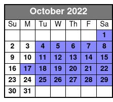 The Barefoot Queen Myrtle Beach Lunch Cruise (Meal Included) October Schedule