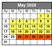 The Barefoot Queen Myrtle Beach Dinner Cruise (Dinner Included) May Schedule