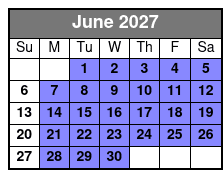 The Barefoot Queen Myrtle Beach Dinner Cruise (Dinner Included) June Schedule
