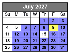 The Barefoot Queen Myrtle Beach Dinner Cruise (Dinner Included) July Schedule