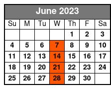 Trivia on the Water June Schedule