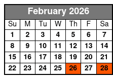 The Barefoot Queen Myrtle Beach Lunch Cruise (Lunch Included) February Schedule