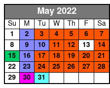 Barefoot Queen Myrtle Beach Sightseeing & Dinner Cruises May Schedule