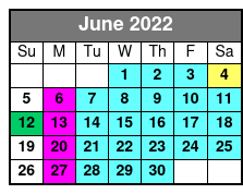 Barefoot Queen Myrtle Beach Sightseeing & Dinner Cruises June Schedule