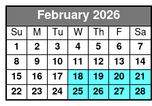 Barefoot Queen Myrtle Beach Lunch & Dinner Cruises February Schedule