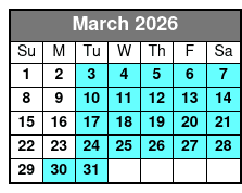 Barefoot Queen Myrtle Beach Lunch & Dinner Cruises March Schedule