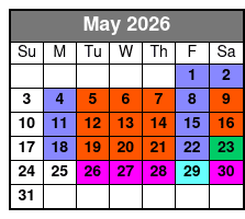 Barefoot Queen Myrtle Beach Lunch & Dinner Cruises May Schedule