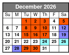 Barefoot Queen Myrtle Beach Lunch & Dinner Cruises December Schedule